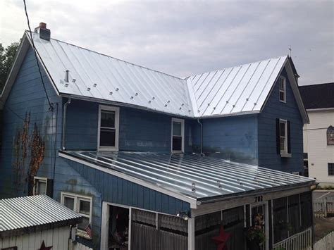 standing seam galvanized metal roofing